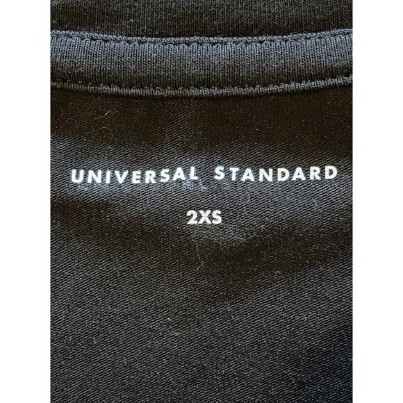 Universal Standard Black All Of Us As We Are Short Sleeve Oversized Tee Size XXS - Picture 8 of 8